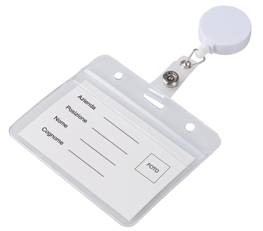 Robusto Portacarte In Plastica Per Carte Di Credito E Carte D'identità Con Portachiavi Con Moschettone E Clip Per Cintura In Metallo Con Jojo - Foto 9