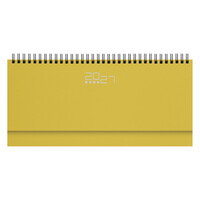 Planning base settimanale da scrivania 2027 giallo