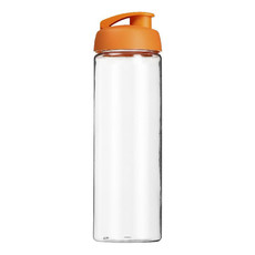 Borraccia sportiva H2O Vibe da 850 ml - colore Trasparente/Arancio