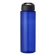Borraccia sportiva H2O Vibe a parete singola - colore Blu/Nero
