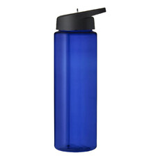 Borraccia sportiva H2O Vibe a parete singola - colore Blu/Nero