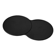 Sottobicchiere ampio per due bevande - colore Nero