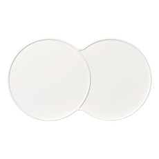 Sottobicchiere ampio per due bevande - colore Bianco