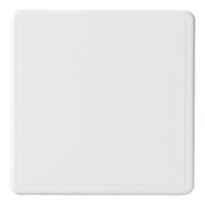 Sottobicchiere quadrato in plastica - colore Bianco