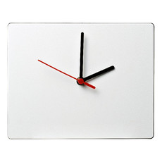 Orologio da parete rettangolare Brite-Clock® - colore Nero
