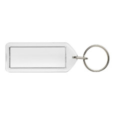Portachiavi trasparente riapribile - colore Trasparente