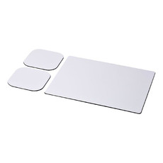Set Brite-Mat® 3 con tappetino per mouse e sottobicchieri - colore Nero