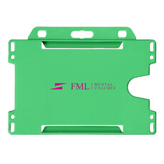 Portabiglietti plastica - colore Verde