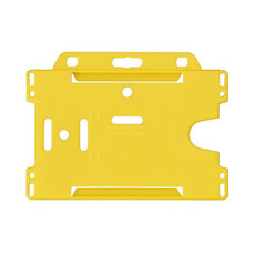 Portabiglietti plastica - colore Giallo