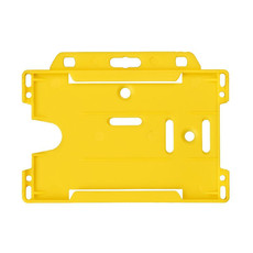Portabiglietti plastica - colore Giallo