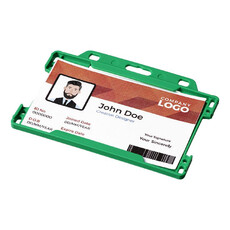 Portabiglietti plastica - colore Verde