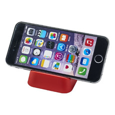 Supporto per cellulare e tablet in plastica - colore Rosso