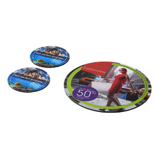 Set Q-Mat® 5 con tappetino per mouse e sottobicchieri - colore Nero