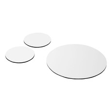 Set Q-Mat® 5 con tappetino per mouse e sottobicchieri - colore Nero