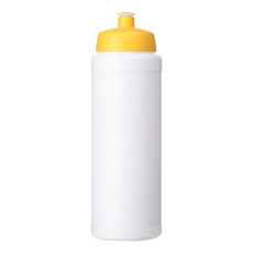 Borraccia Baseline® Plus da 750ml con coperchio a scatto - colore Bianco/Giallo