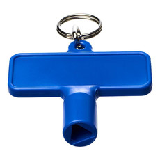 Portachiavi con chiave multiuso  - colore Blu
