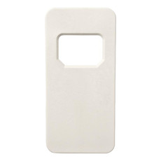 Apribottiglie rettangolare personalizzabile - colore Bianco