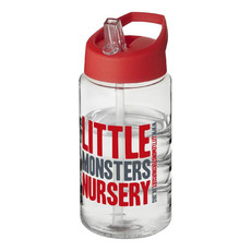 Borraccia sportiva H2O Bop 500 ml  - colore Trasparente/Rosso