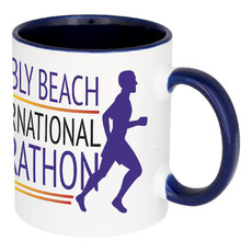 Tazza in ceramica colorata 330 ml - colore Blu