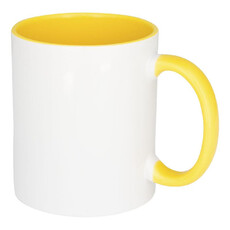 Tazza in ceramica colorata 330 ml - colore Giallo