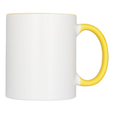 Set regalo di due tazze personalizzabili - colore Giallo