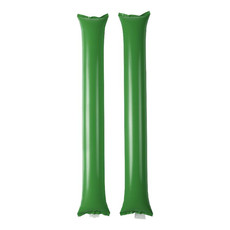 Coppia di bastoncini gonfiabili per tifo - colore Verde