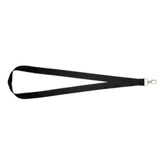 Lanyard con comodo gancio - colore Nero