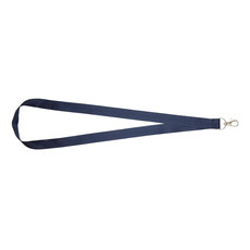 Lanyard con comodo gancio - colore Navy
