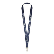 Lanyard con comodo gancio - colore Navy