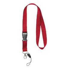 Lanyard porta cellulare  con fibbia rimovibile - colore Rosso