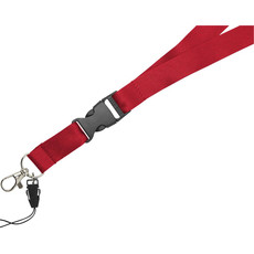 Lanyard porta cellulare  con fibbia rimovibile - colore Rosso