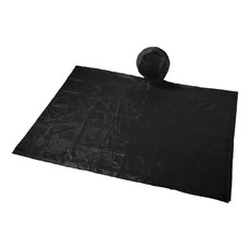 Poncho pieghevole in sacchetto - colore Nero