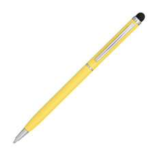 Penna a sfera con meccanismo a torsione - colore Giallo