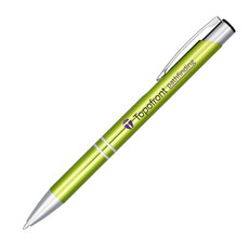 Penna in alluminio anodizzato - colore Lime