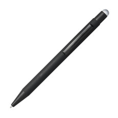 Penna a sfera capacitiva in gomma - colore Nero/Argento