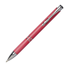 Penna a sfera in ABS e paglia di grano - colore Magenta