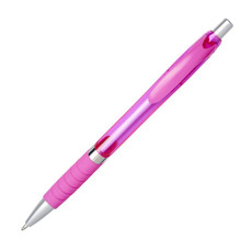 Penna a sfera semitrasparente - colore Magenta