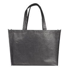 Shopper spesa in tessuto laminato - colore Steel Grey