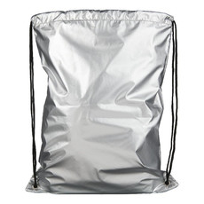 Sacca con design in finitura lucida - colore Argento