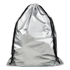 Sacca con design in finitura lucida - colore Argento