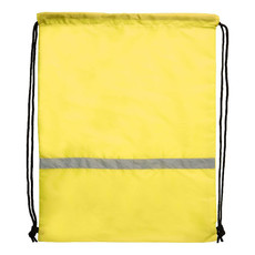 Sacca con striscia riflettente catarifrangente - colore Giallo