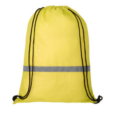 Sacca con striscia riflettente catarifrangente - colore Giallo