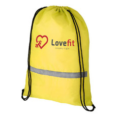 Sacca con striscia riflettente catarifrangente - colore Giallo