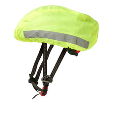 Copri casco riflettente e impermeabile - colore Giallo Fluo
