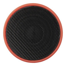 Speaker cilindrico con finitura in gomma - colore Rosso