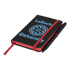 Blocco note piccolo con bordi colorati - colore Nero/Rosso