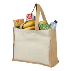 Shopper in juta e canvas 340gr - colore Naturale