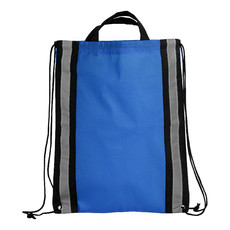 Zainetto con coulisse e bordi riflettenti - colore Blu Royal