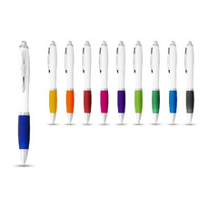 Penna a sfera Boot - colore Bianco/Rosso