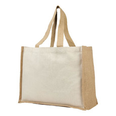 Shopper in juta e canvas 340gr - colore Naturale